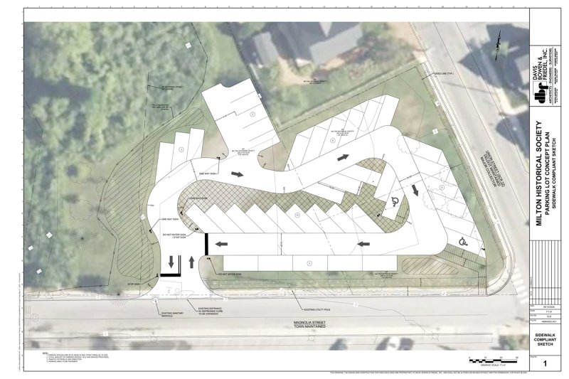 One of the two plans for the new parking lot. FILE PHOTO